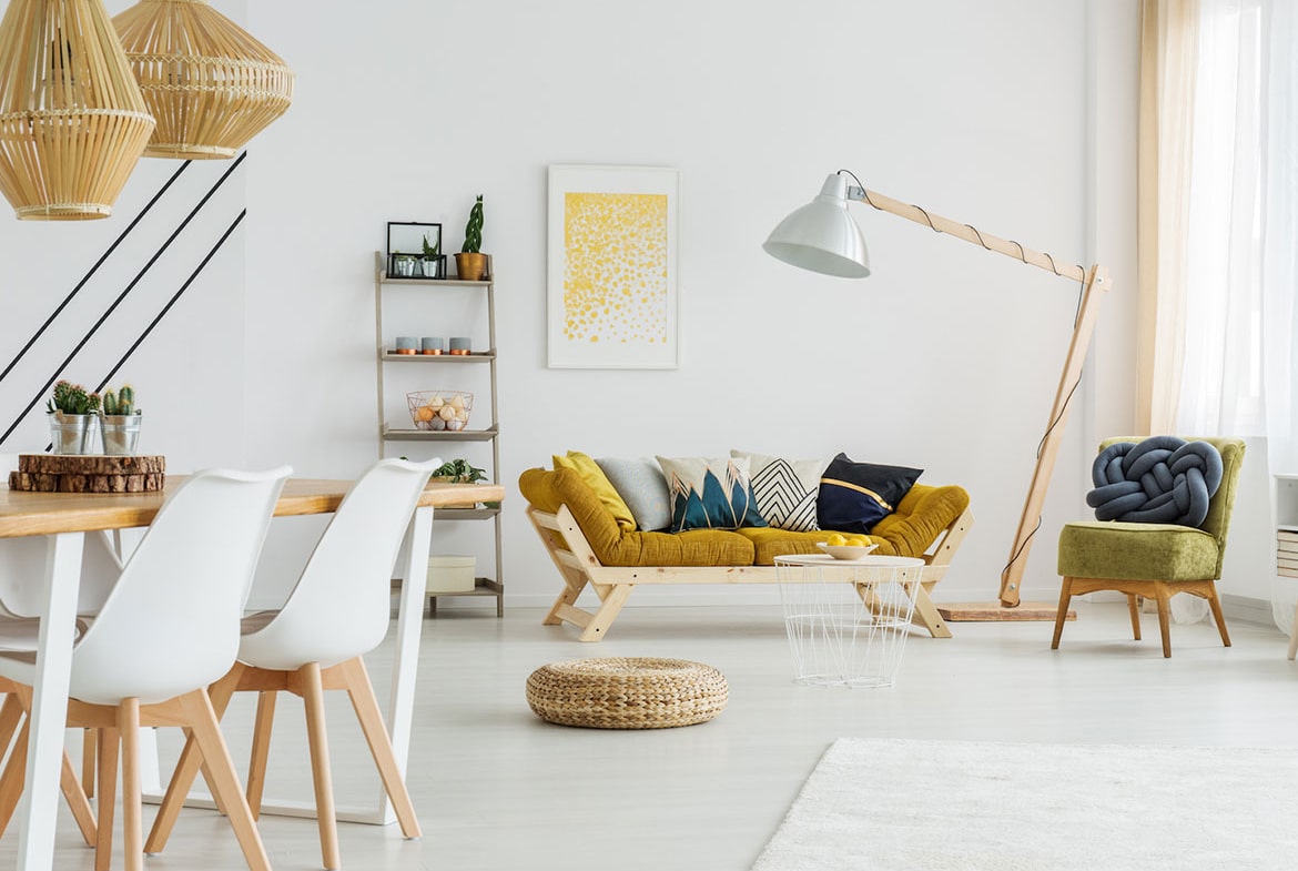 Studio with courtyard