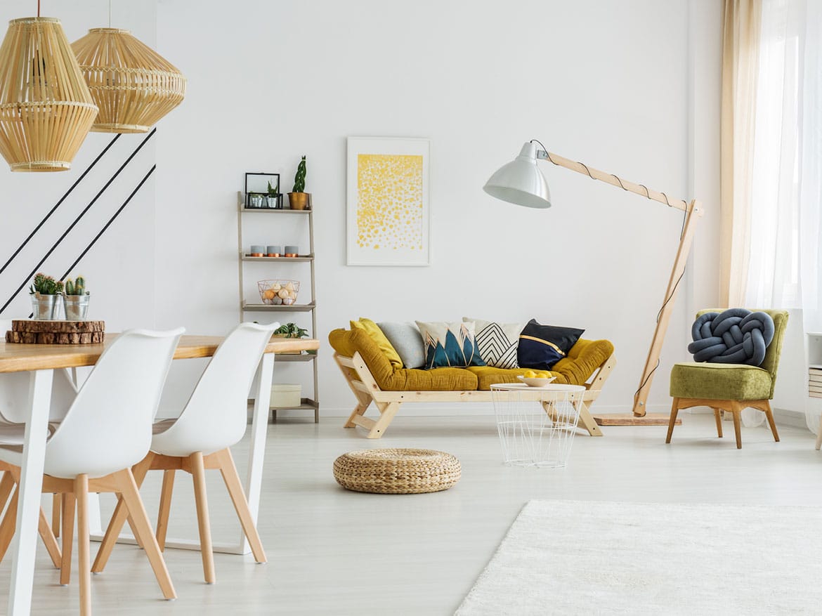 Studio with courtyard