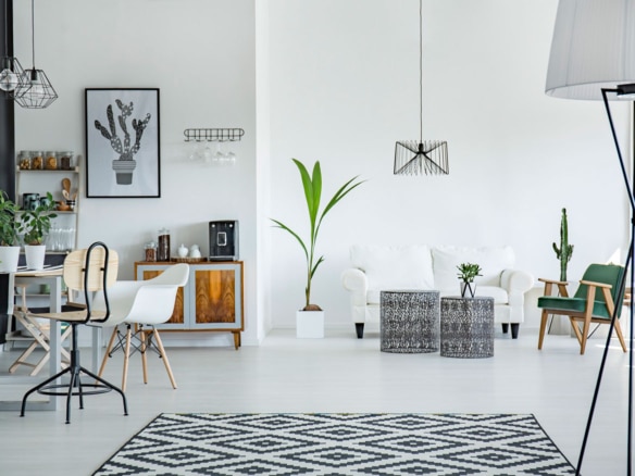 Modern apartment building